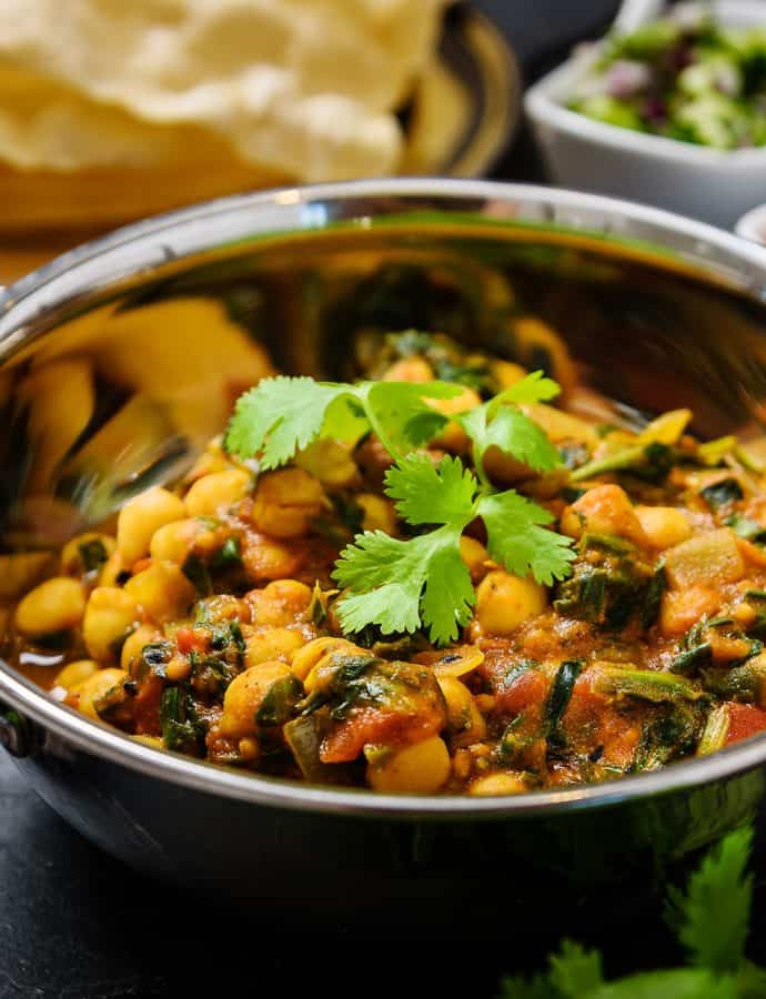 Vegan Spinach & Chickpea Curry