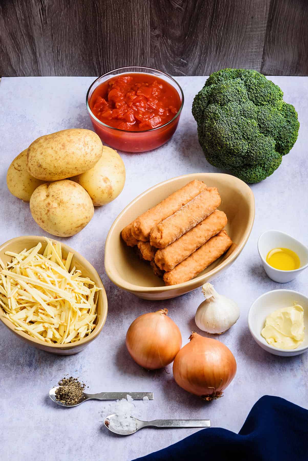 Close up of ingredients