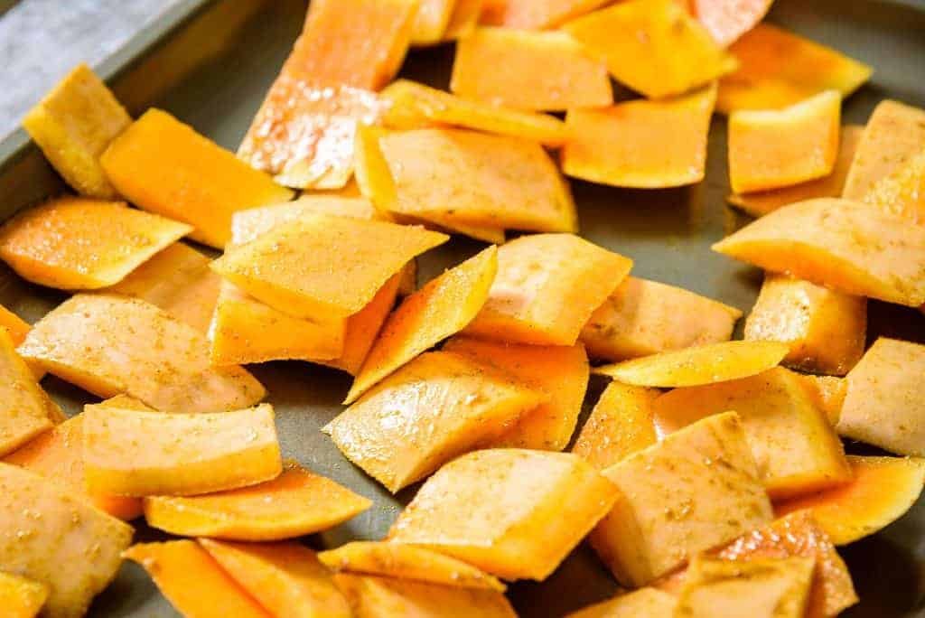 Roasted Butternut Squash Skin Seeds Especially Vegan