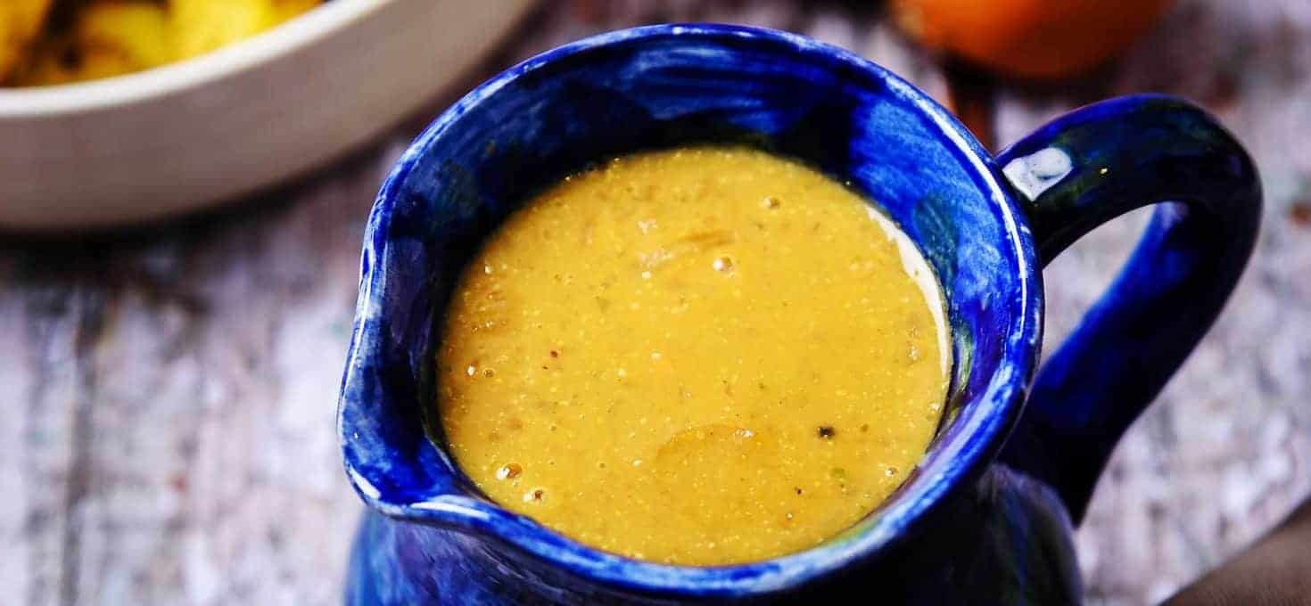 Easy Vegan Onion Gravy Gluten Free Especially Vegan