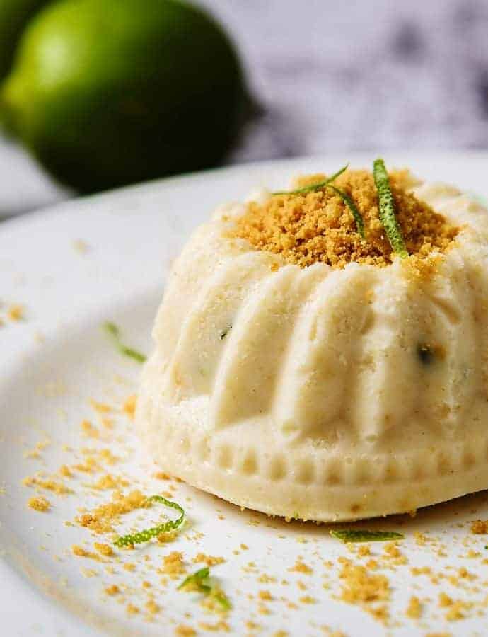 Vegan Lime & Ginger Cheesecakes