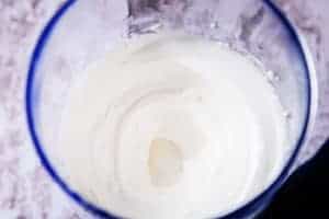 Whisked cream