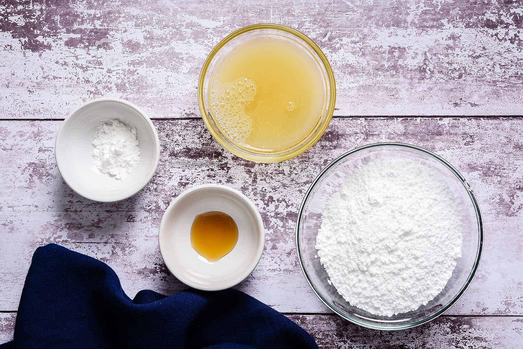 Ingredients for sweet cream