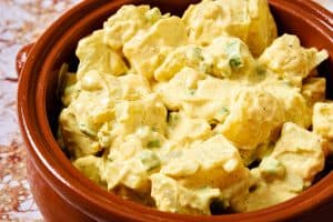 Vegan Potato Salad Indienne